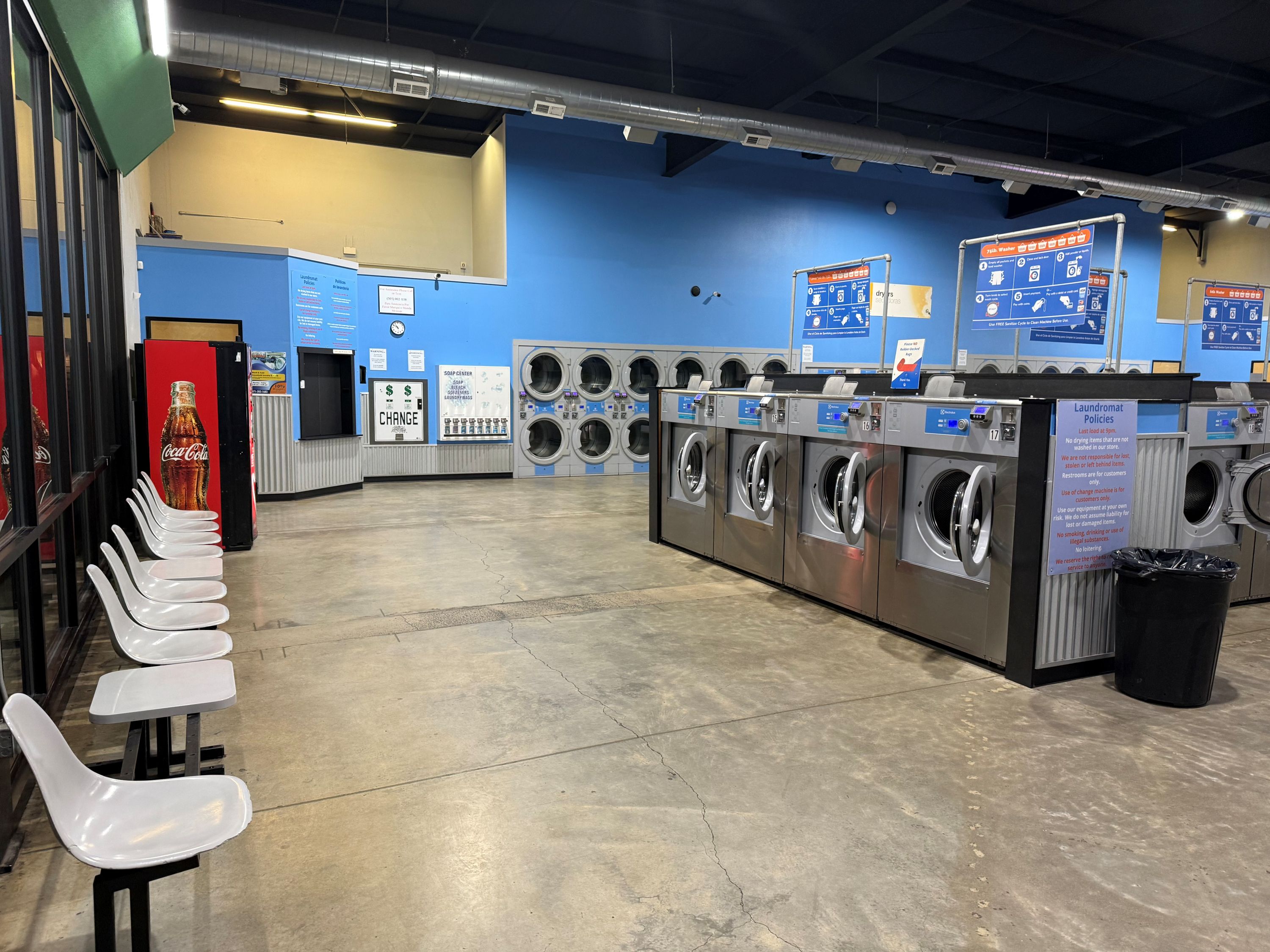 Valley Laundry Interior